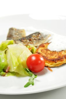 Cherry Tomato On A Fish Plate Stock Images Cherry Tomato On A Fish Plate Stock Images
