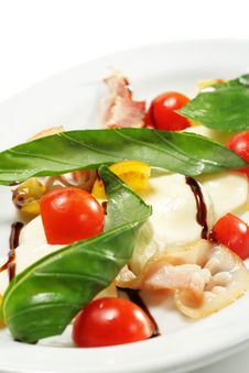 Tomato With Mozzarella Salad Royalty Free Stock Image Tomato With Mozzarella Salad Royalty Free Stock Image
