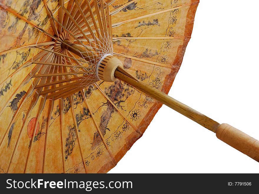 Detail of sunshade with Thai ornament