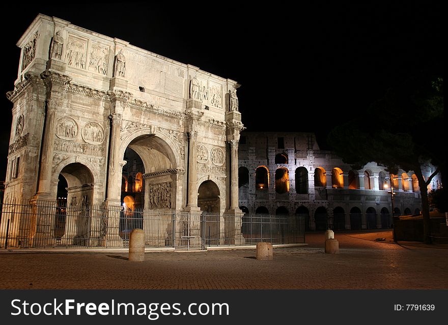 Coliseum By Night