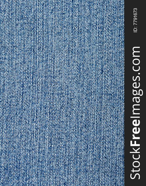 Blue jeans texture, macro shot. Blue jeans texture, macro shot
