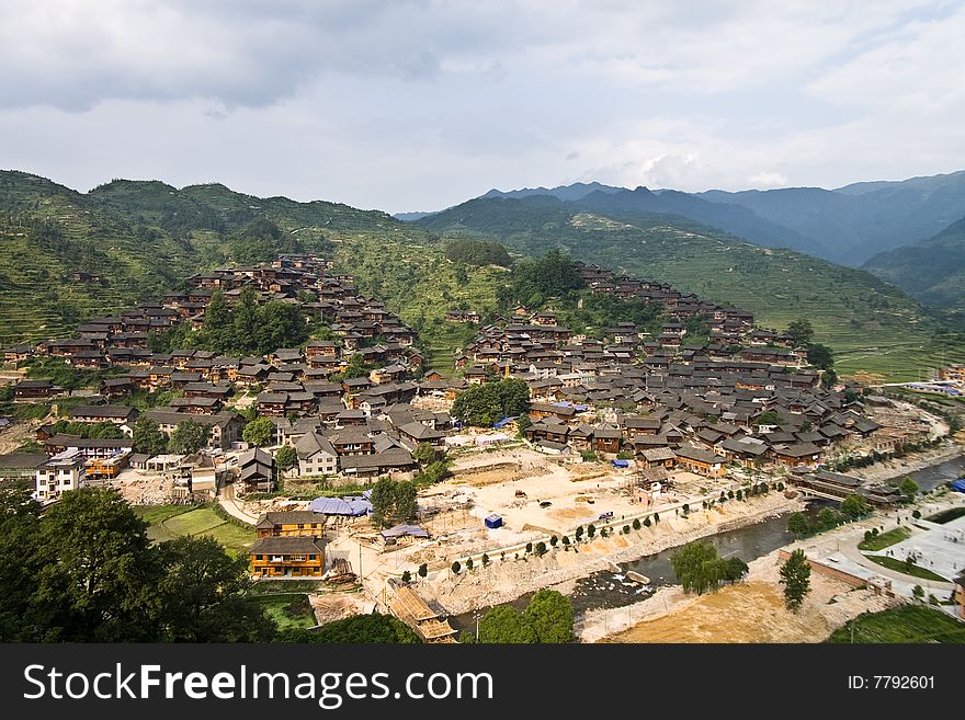 I visit a village of Miao nationality, It locates in southeast of Guizhou province. I visit a village of Miao nationality, It locates in southeast of Guizhou province.