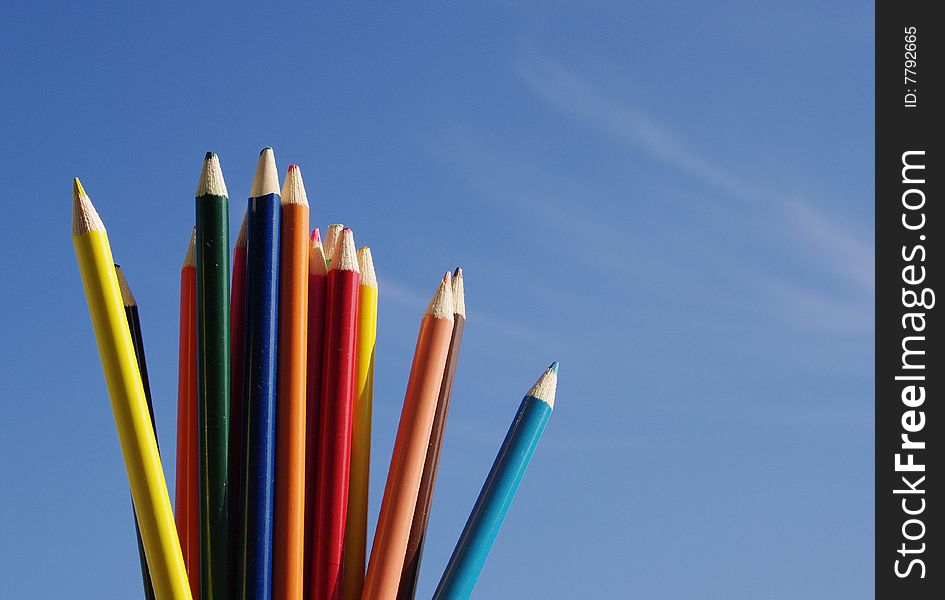 Objects And Blue Sky