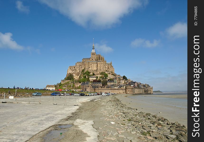 Mont Saint-Michel. Summer day.