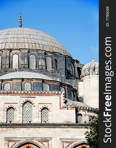 Mosque Istanbul, Turkey; minaret, landmark