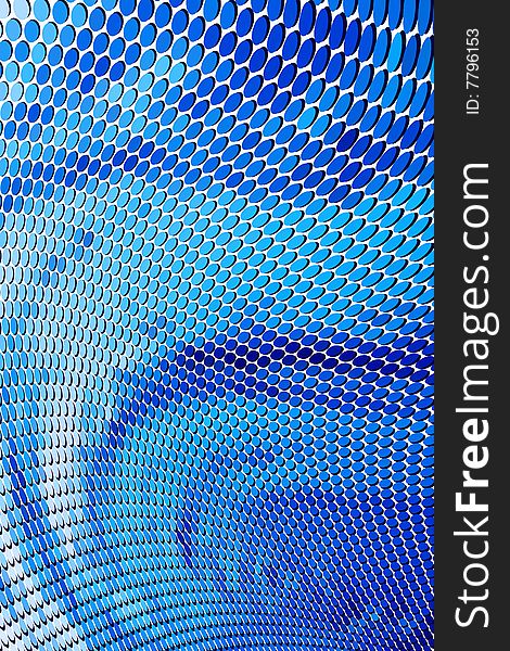 Vector illustration of Blue Spot Pattern