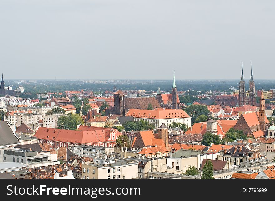 Wroclaw view from the tower