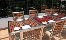 Outdoor Dining Royalty Free Stock Photo