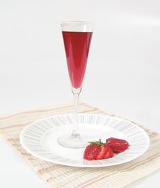Strawberry Drink Royalty Free Stock Photos