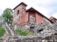 Ruins Of The Castle Royalty Free Stock Image Ruins Of The Castle Royalty Free Stock Image