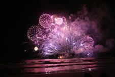 Fireworks In Tel Aviv Stock Photography