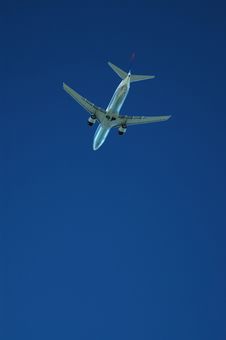 Aircraft From Below Royalty Free Stock Image