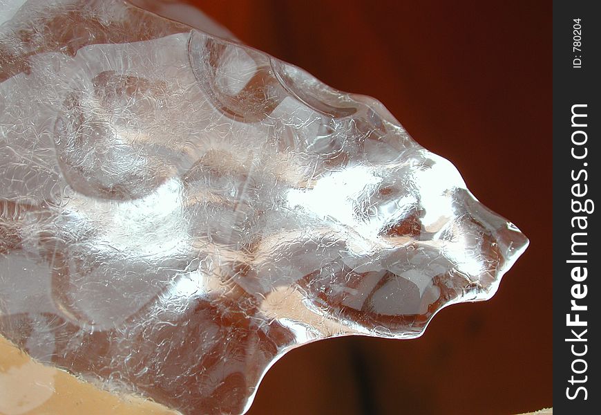 I picked up this piece of glacier ice from the lake by the Glacier Point, Alaska. I picked up this piece of glacier ice from the lake by the Glacier Point, Alaska...