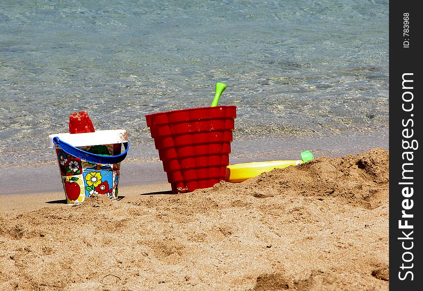 Beach play tools. Beach play tools