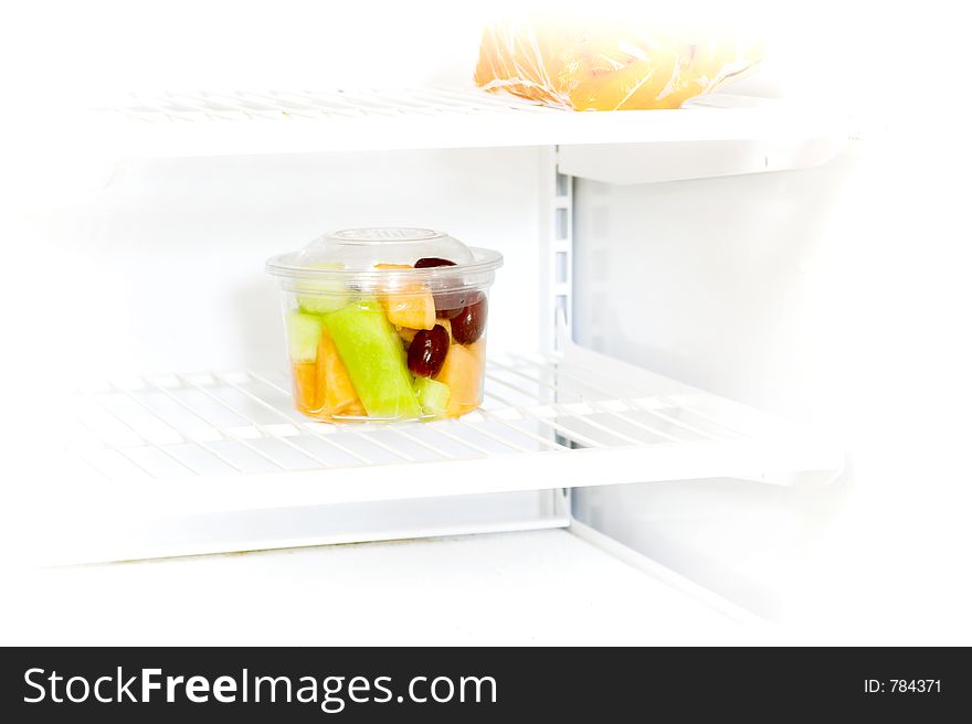 Fruits in fridge