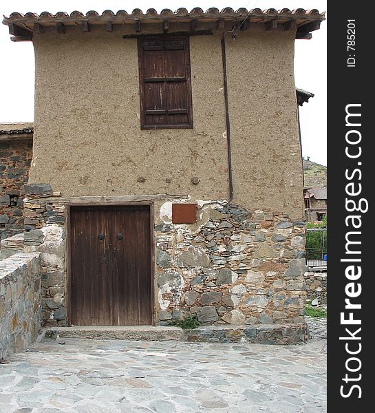 A very old house in Fikardou village, Cyprus