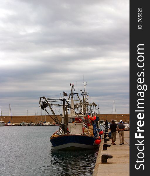 Fishing Boat at the quayside