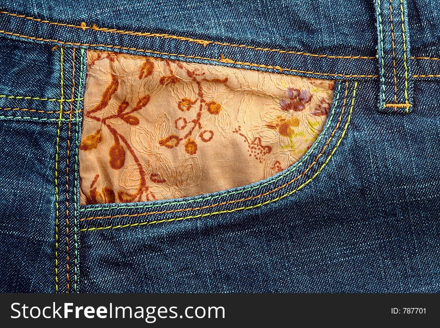 Jeans Fabric And Zipper