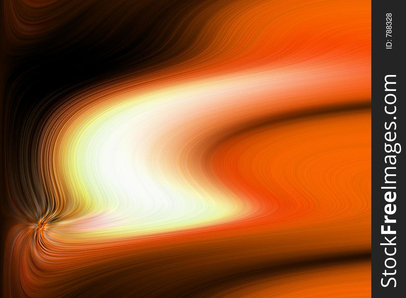 Abstracted Orange Background