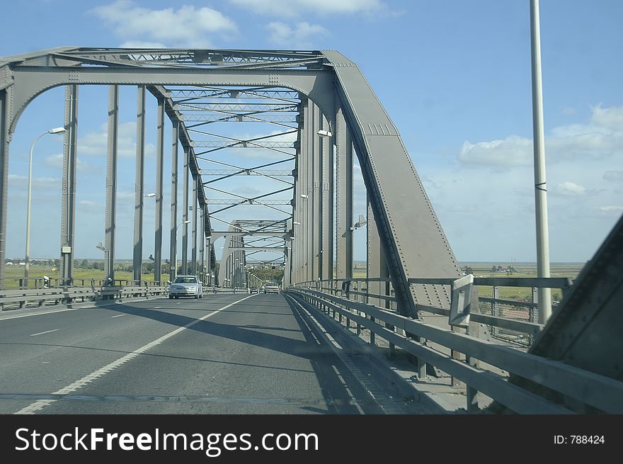 Span over River Tagus, at Vila Franca, Portugal,E.U. Span over River Tagus, at Vila Franca, Portugal,E.U.