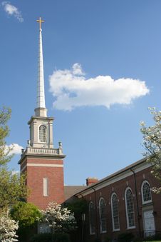 Church And Steeple Stock Photography Church And Steeple Stock Photography