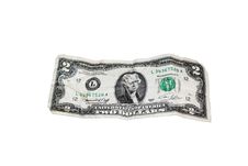 Two Dollar Bill Stock Image Two Dollar Bill Stock Image
