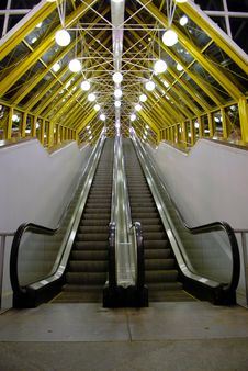 Lights On The Bridge-5. Royalty Free Stock Photography
