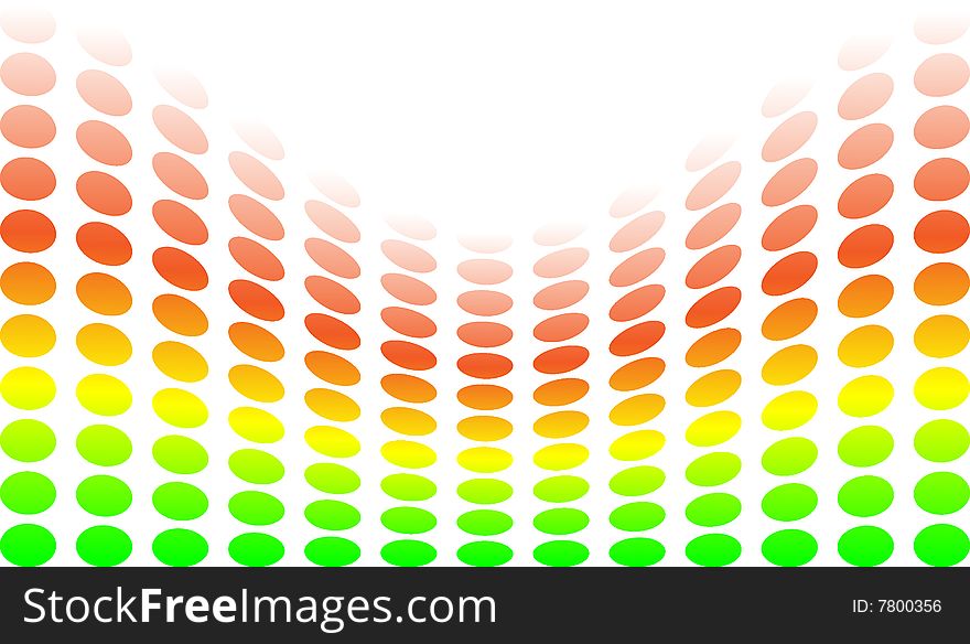 Abstract background with any colors dots