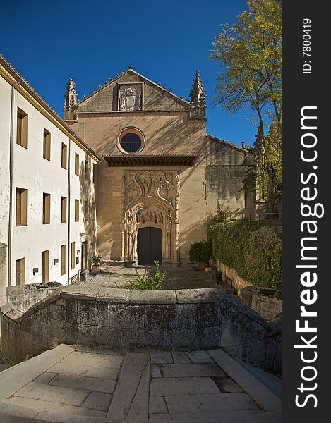 Access To Monastery At Segovia