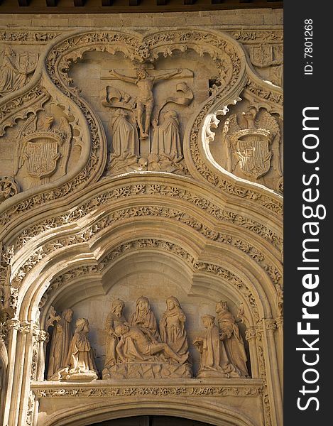 Statues Of Monastery At Segovia