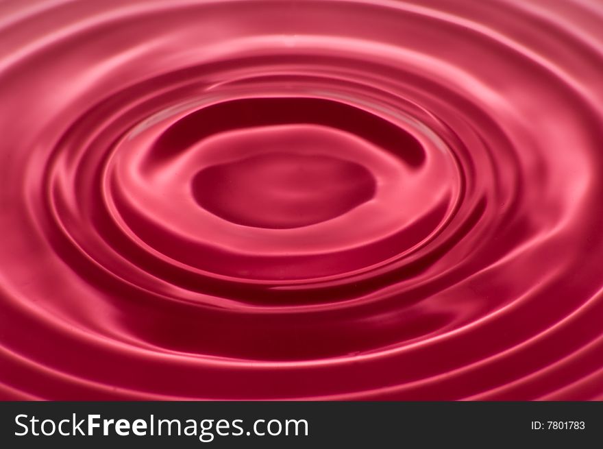 Ripples in a bowl of water