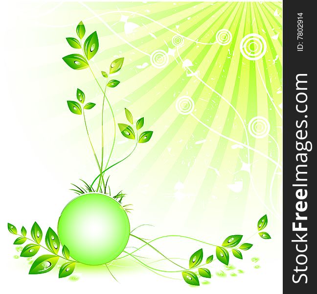 Green abstract background for designers. Green abstract background for designers