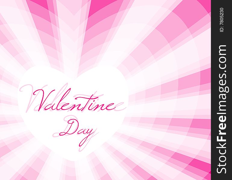 Valentine day. Valentine background with hearts