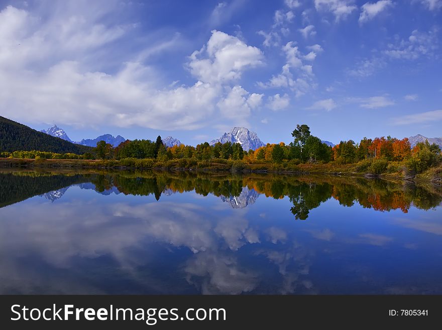 Oxbow Bend in Grand Teton National Park