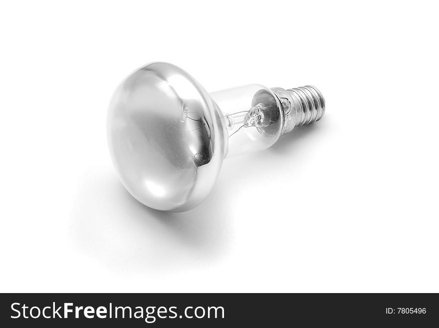 Light bulb isolated on white