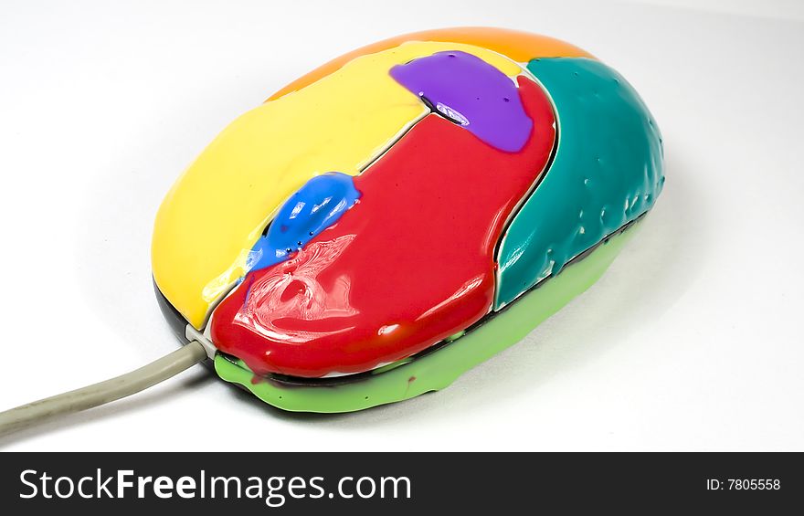 Mouse, Colored Glass Deco