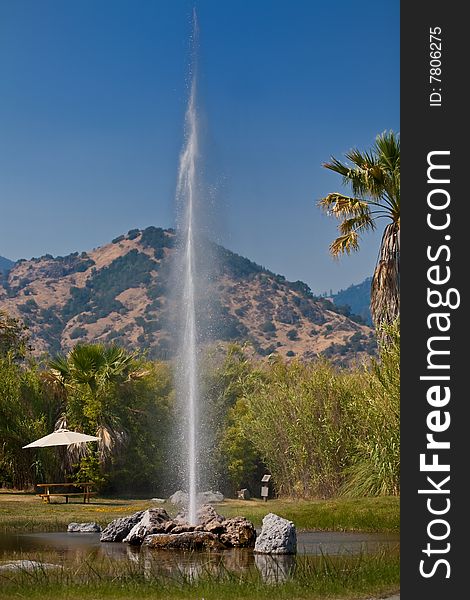 Old Failtful Geyser in Calistoga, California. Old Failtful Geyser in Calistoga, California