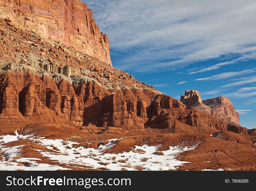 Formation in Capitol Reef National Park