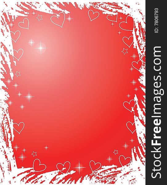 The vector illustration contains the image of valentines background. The vector illustration contains the image of valentines background