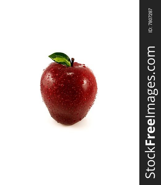 Red  Apple Isolated On White