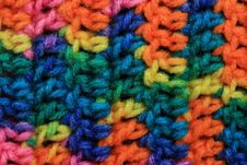 Crochet Background Royalty Free Stock Photo