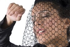 Young Widow With Black Clothes Royalty Free Stock Images Young Widow With Black Clothes Royalty Free Stock Images