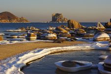 Sea Winter Landscape-3 Royalty Free Stock Photos