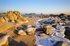 Sea Winter Landscape-4 Royalty Free Stock Images