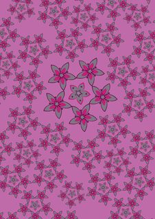 Flowers Abstract Pattern Stock Photo Flowers Abstract Pattern Stock Photo