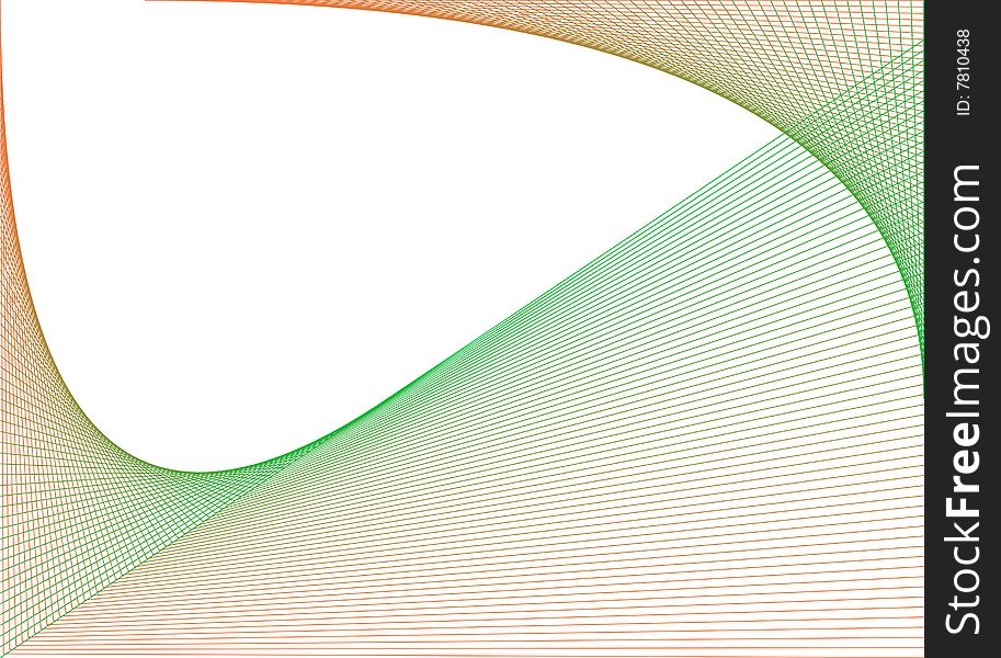 Color lines curve wave motion dynamic
