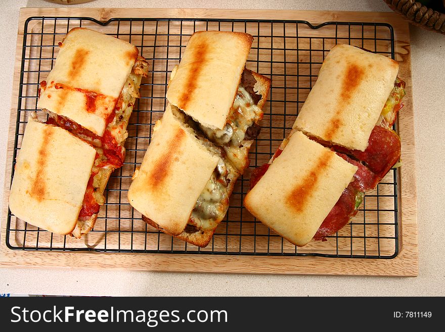 Toasted Submarine Sandwiches