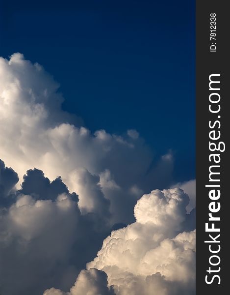 Close-up abstract beautiful cloudscape background
