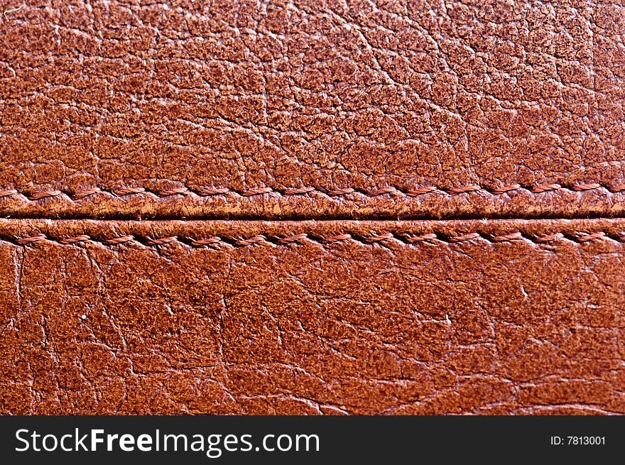 Close-up Genuine Leather Background