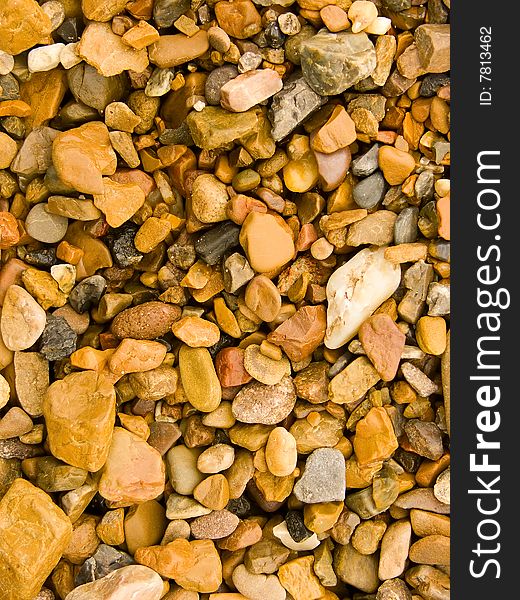 Stones on the bank of the river Ð°bstract background